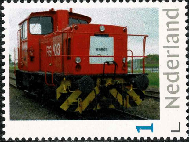 year=2019, Dutch personalised stamp with Dutch loco